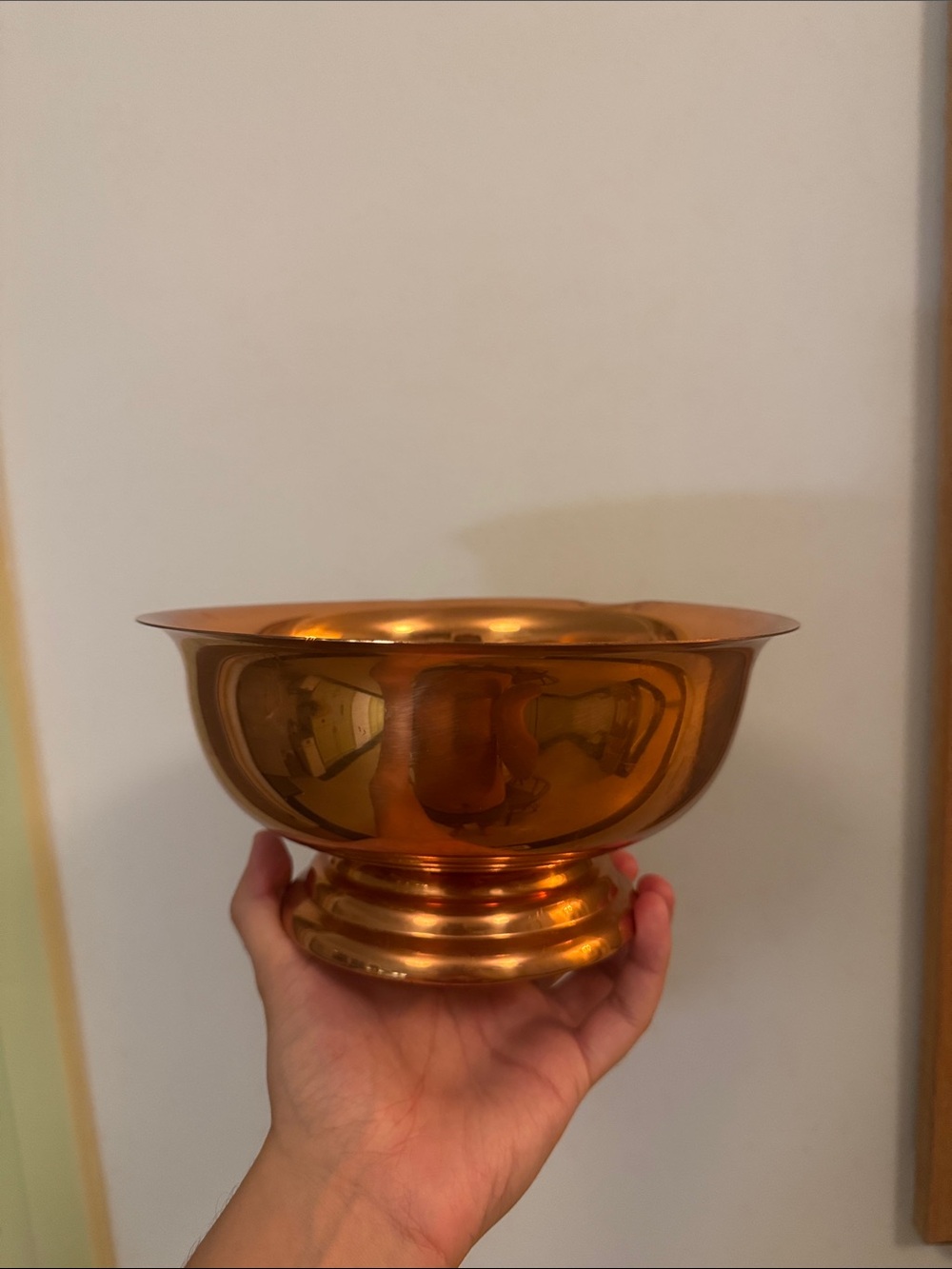 Copper-Tone Decorative Bowl - Home Accents